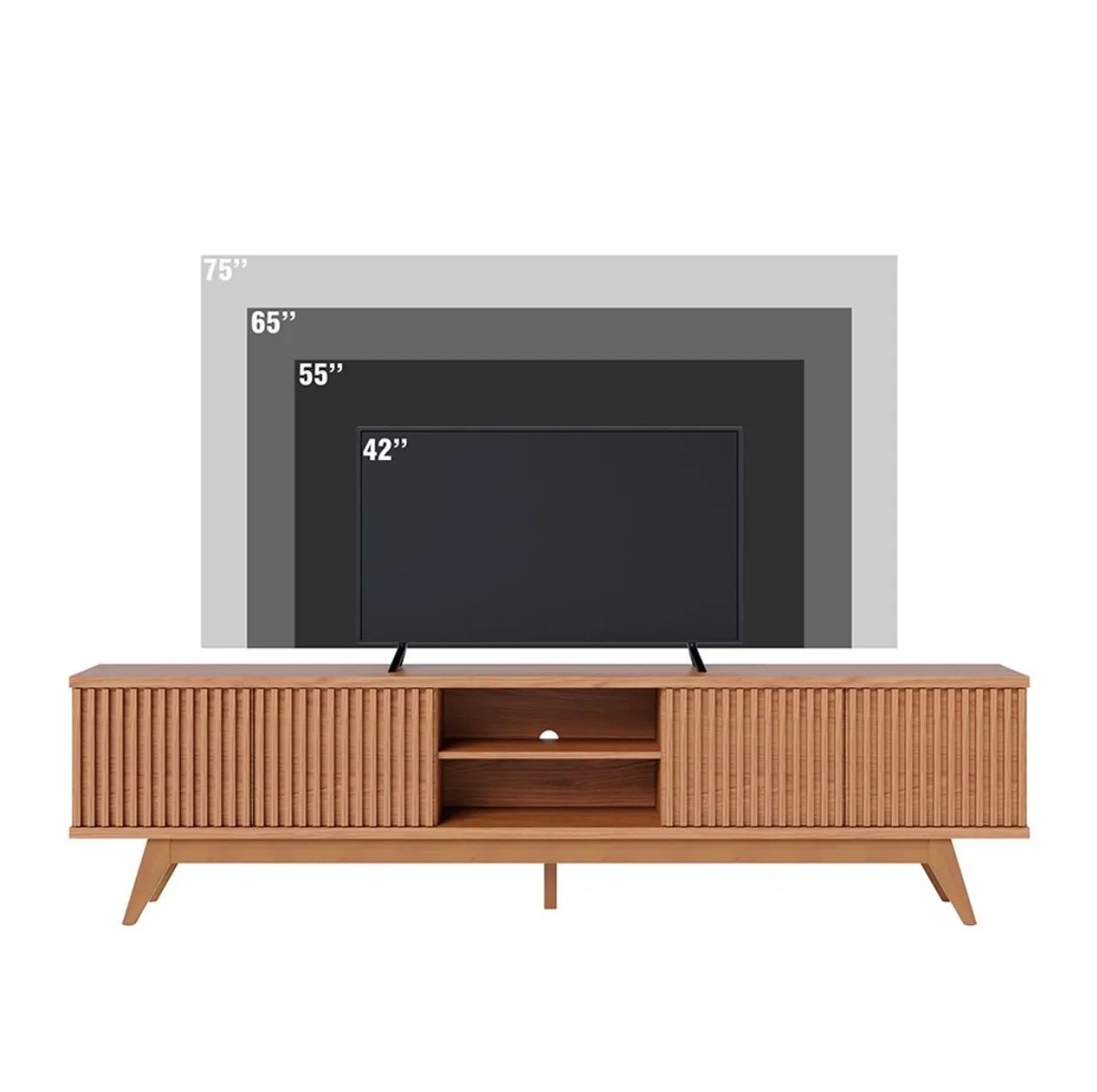 Rack TV Freijó 218cm - Foto 5