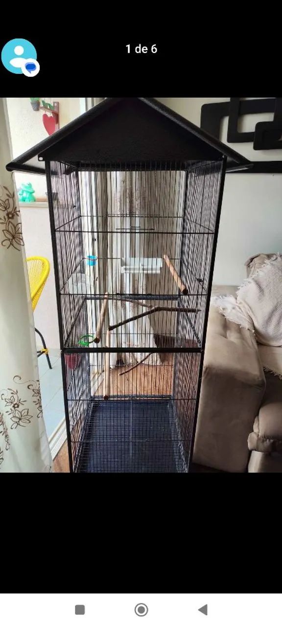 Vendo viveiro para pássaros 