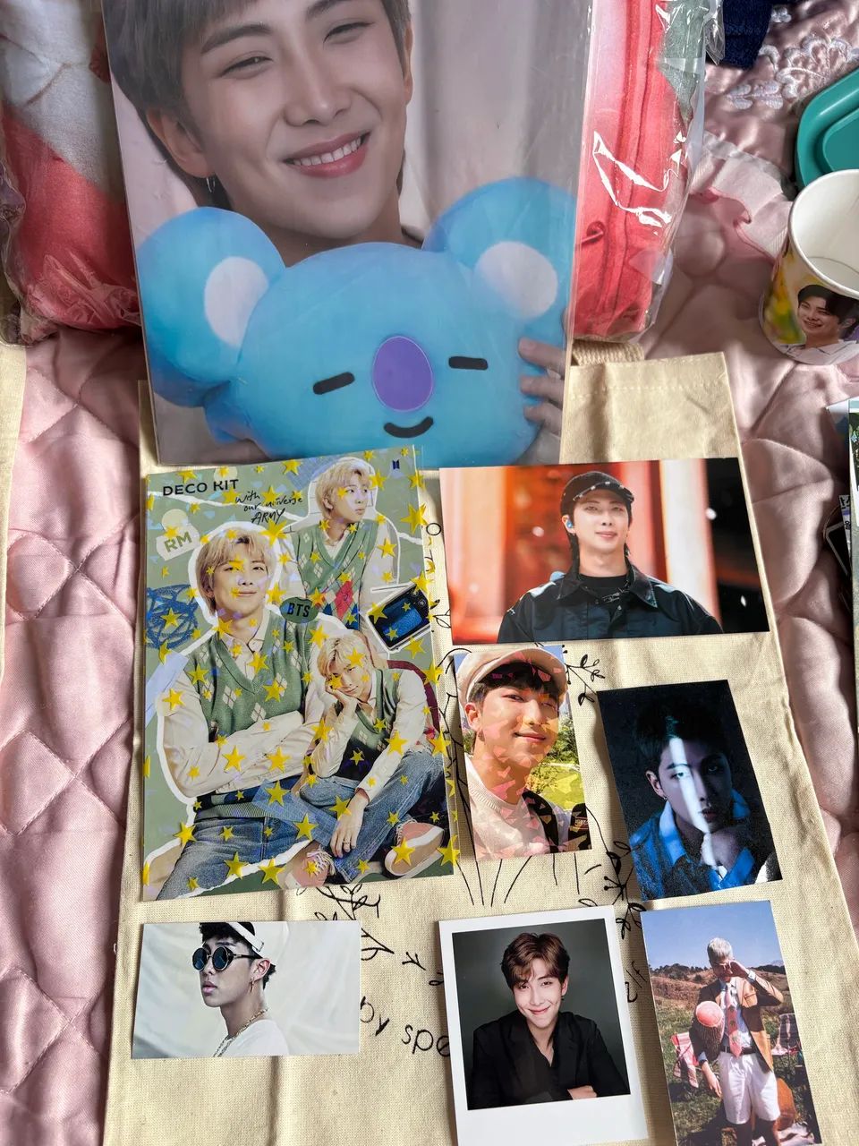 kit completo do Namjoon + itens grandes (ecobag e almofada) - Foto 3