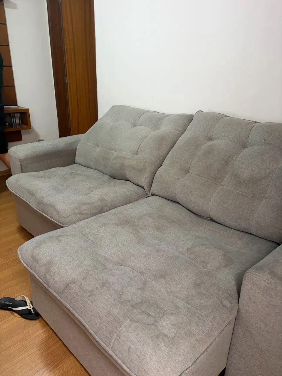 Sofá 3 Lugares Confortável (Precisa de Lavagem) - Foto 3