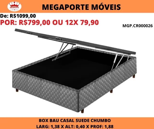 BOX BAÚ CASAL