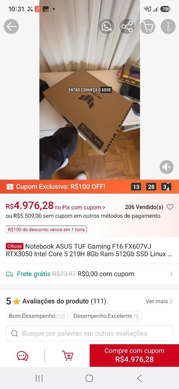 Notebook ASUS TUF Gaming F16  - Foto 4