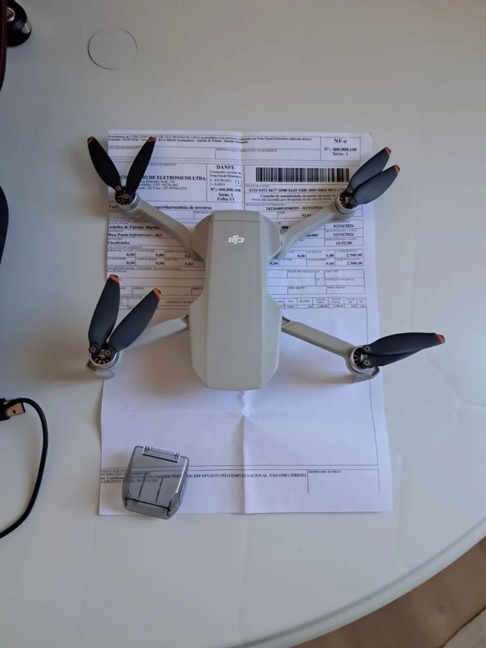 Drone dji 4k stadarp semi novo - Foto 4