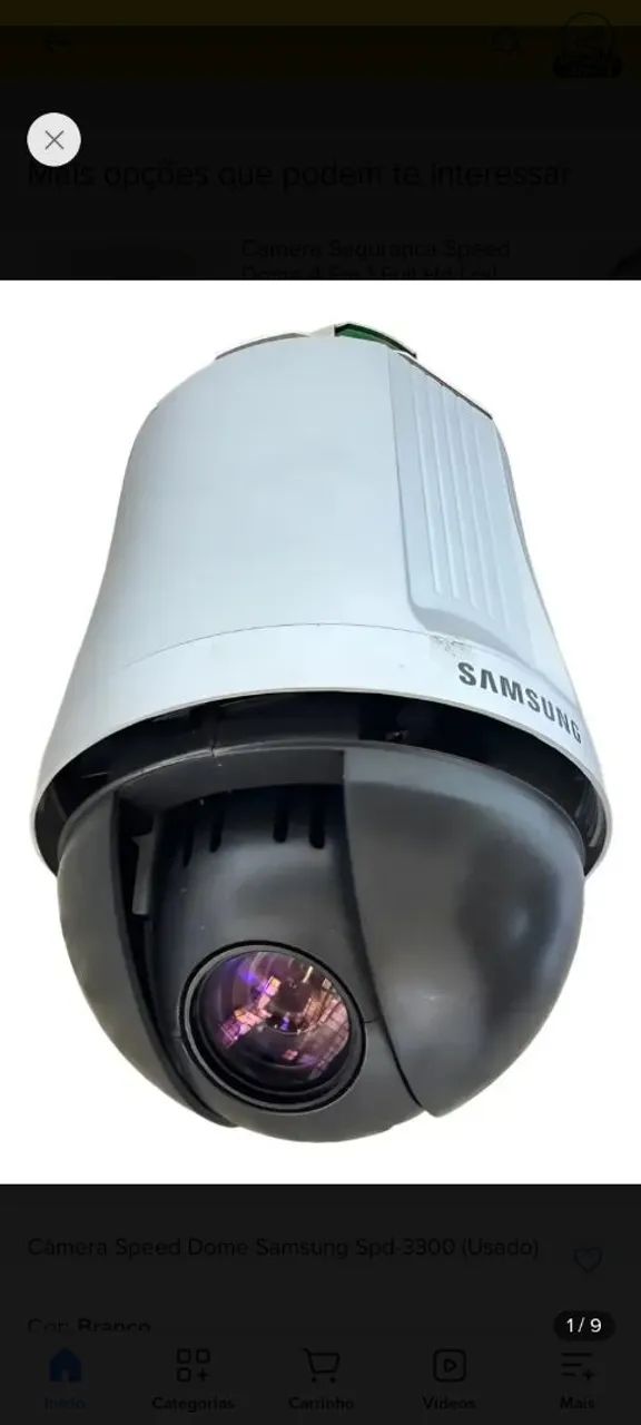 Câmera speed Dome Samsung 3300 - Foto 2
