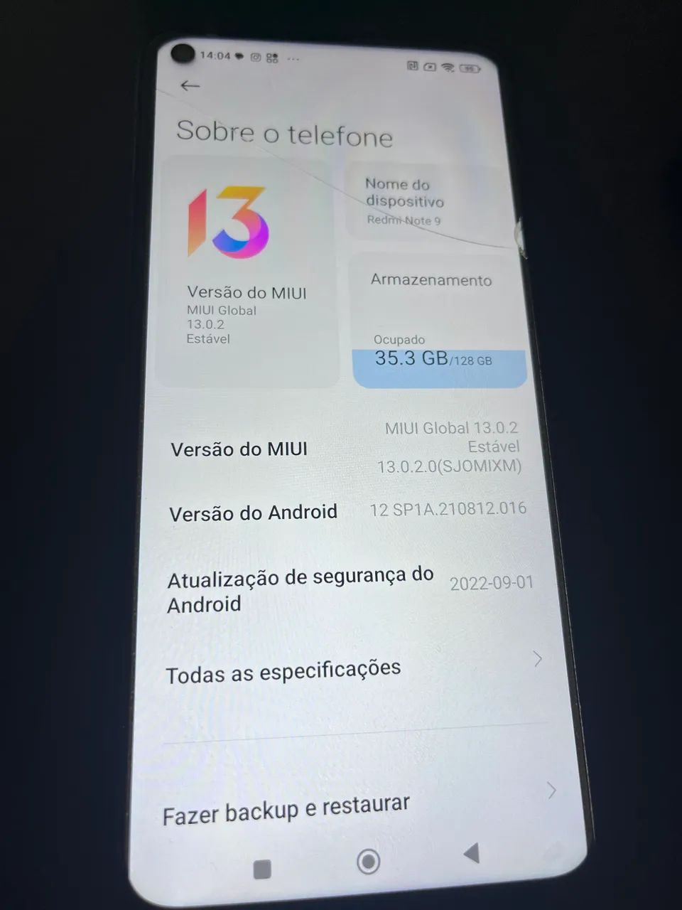 Celular Redmi Note 9 - Foto 2