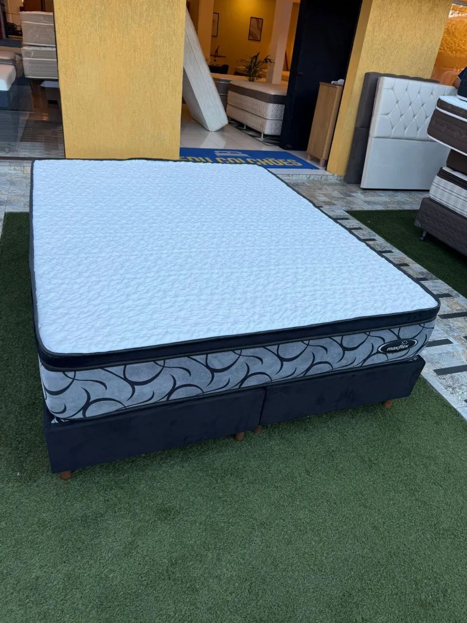 Colchão Queen MAXFLEX SEMINOVO TOP - Entrego!  - Foto 3