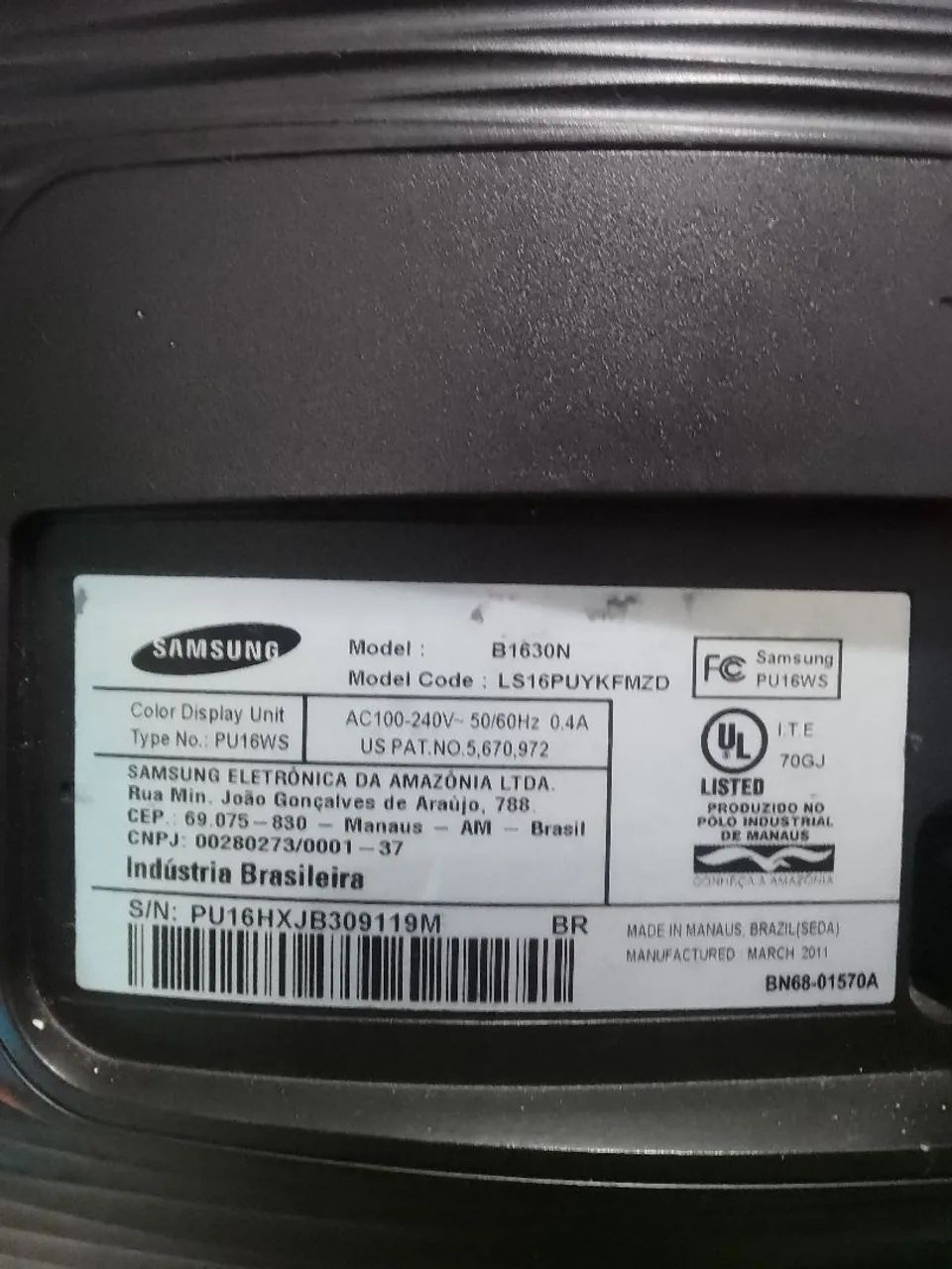 Munitor Samsung simples de escritório - Foto 5