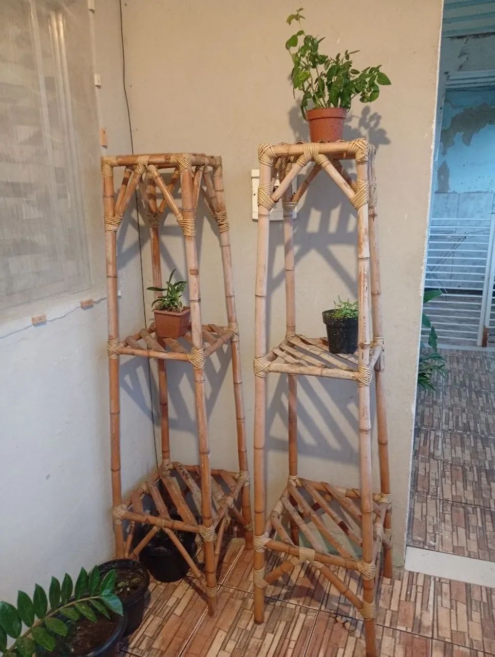 2 Prateleiras de Bambu Para Plantas - Foto 5