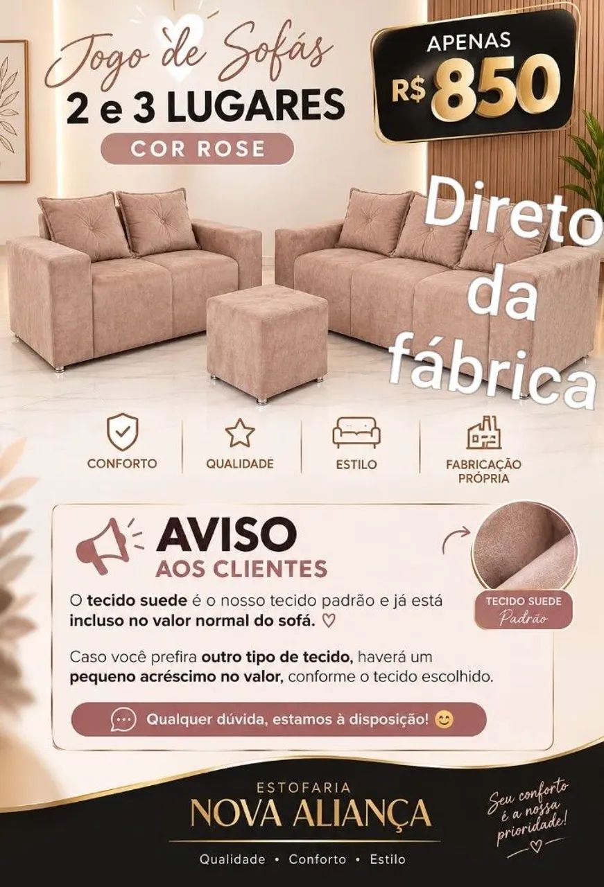 Sofá sofisticado por um excelente valor - Foto 4