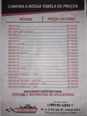 Pneu # desconto para taxistas # hebrom pneus - Foto 2