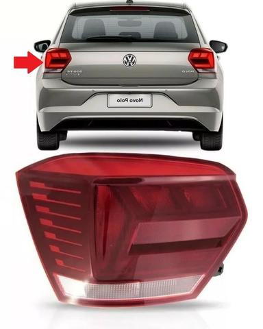Lanterna Traseira Volkswagen Polo Hatch 2018 Esquerdo Origin