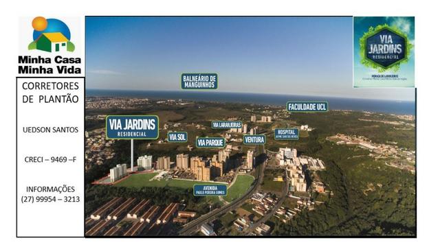 UED-01 - Apartamento 2 quartos em morada de laranjeiras serra - Foto 8