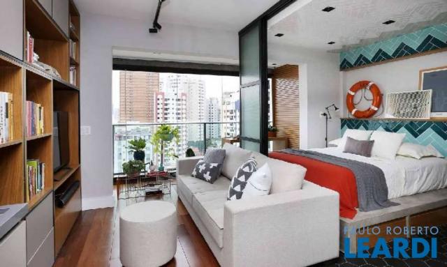 Apartamento para alugar com 1 dormitórios em Vila nova conceição, São paulo cod:583844
