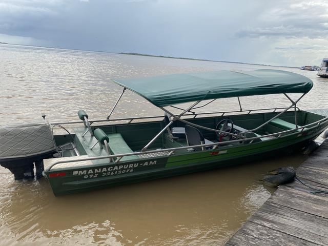 Lancha com motor 40hp - Foto 7