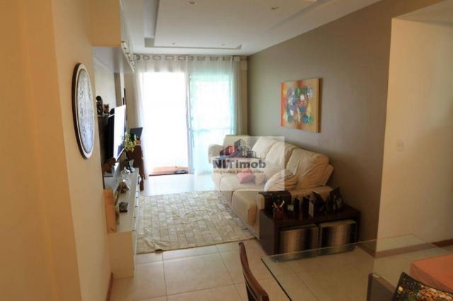 Excelente apartamento 3 quartos, frente, andar alto, parcialmente mobiliado, lazer complet - Foto 2
