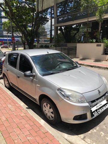 RENAULT SANDERO 1.0 PRATA 2013/2014 5 PORTAR