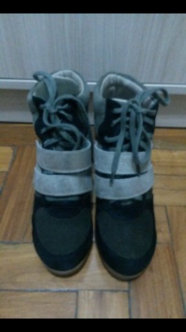 Tênis feminino com salto 38 - Foto 4
