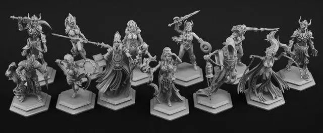 Miniaturas rpg, jogos, anime, filmes, etc