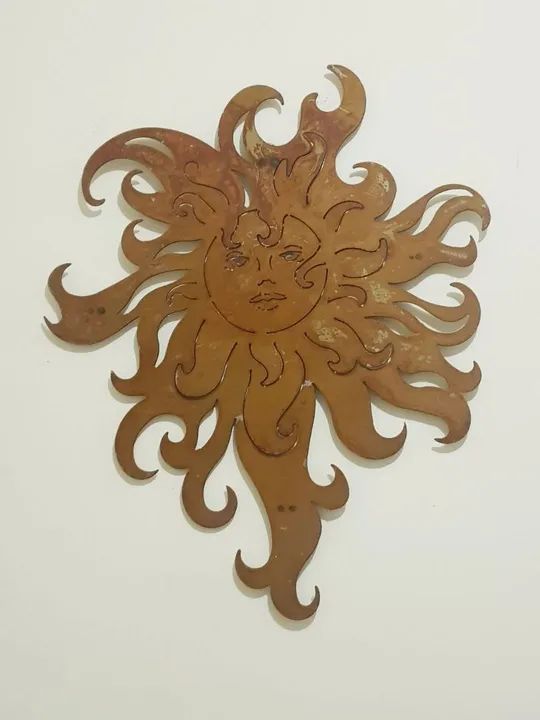 Sol painel decorativo Ferro 49cm