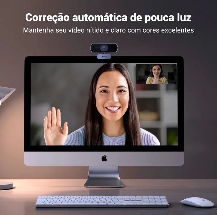 Webcam Ugreen 1080p C/ Microfone Plug And Play  - Foto 3