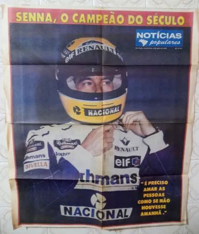 Combo C/ 03 Pôsteres Brasil Tetra, Senna + Mansell e Piquet - VENDO O LOTE OU UNIDADE  - Foto 2