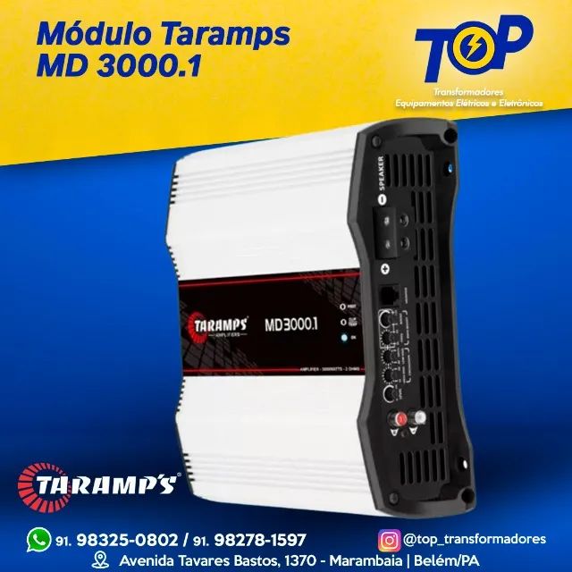 Módulo Taramps MD 3000 rms 1 canal
