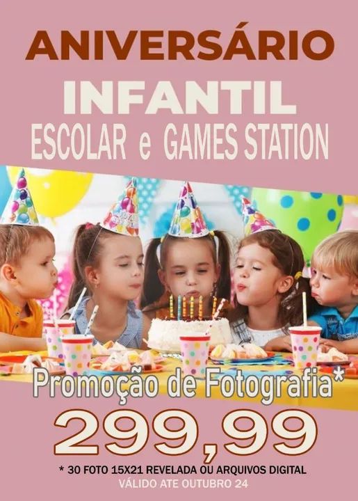 Promoção aniversário 