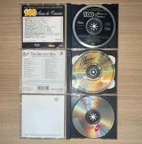 Cd: Musicas De Filmes 3 Volumes - Excelente Estado - Foto 2