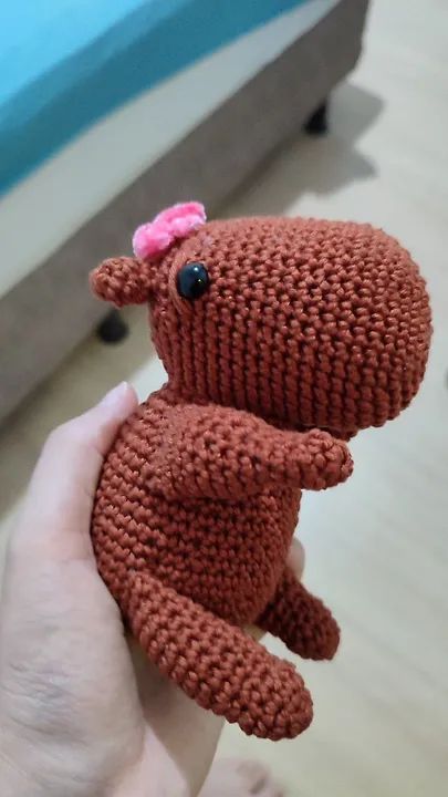 Capivara em crochê