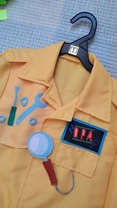 Fantasia Jaleco DPA (Detetives do Prédio Azul) - Foto 2