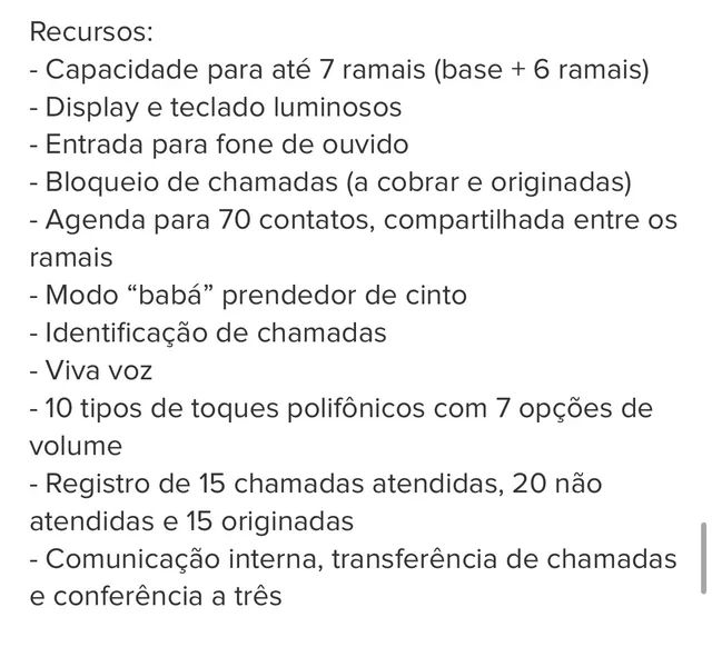 Telefone digital sem fio intelbras - Foto 5
