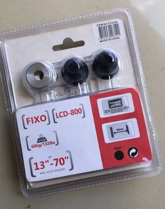Suporte TV Smart Universal Fixo Novo - Garantia - Foto 2