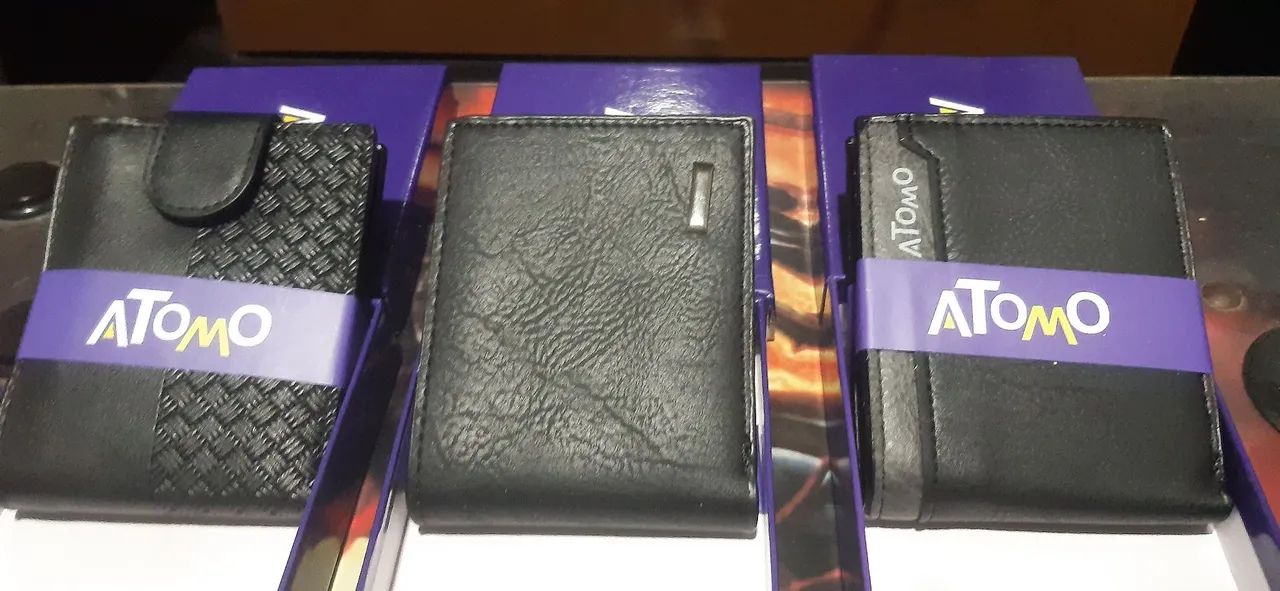 carteira masculina átomo - já é o menor preço - Foto 3