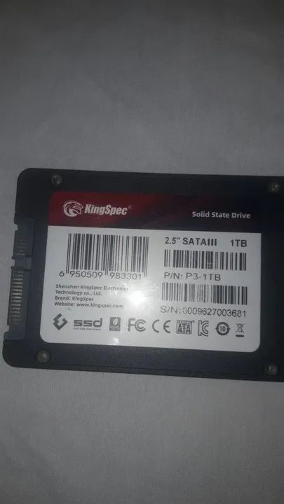 SSD SATA3 1TB - Foto 2