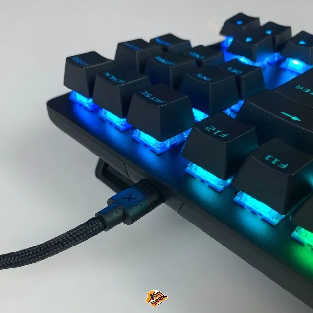 Teclado Gamer Mecânico Alloy Origins Cor - Switch HyperX Blue | Teclado super resistente   - Foto 2