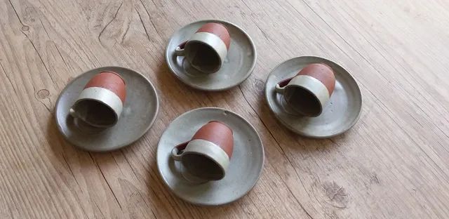 Conjunto 04 Xícaras Pequenas - Linha Paleo - Tok & Stok - Foto 2