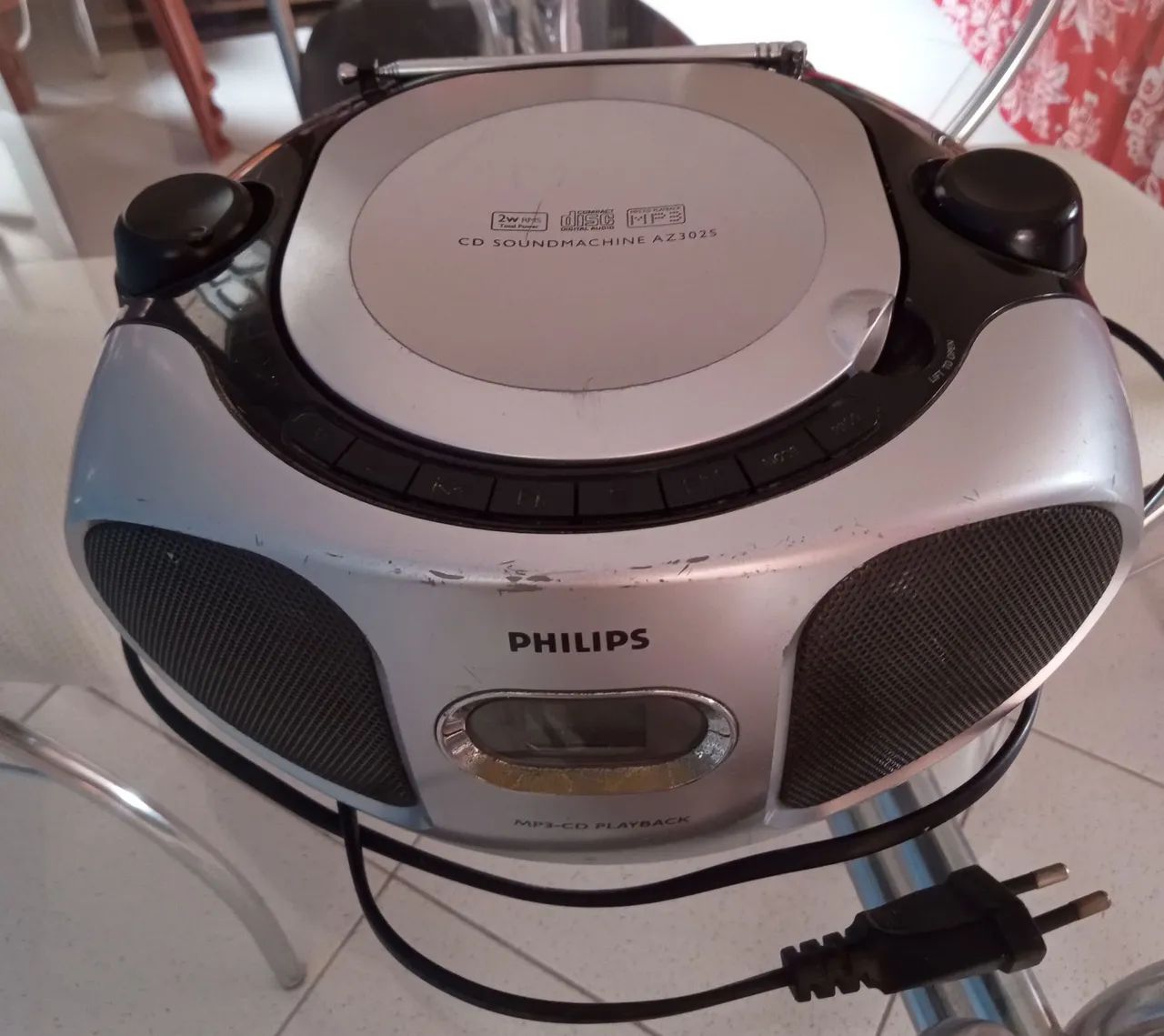 Som Philips AZ3025 MP3-CD