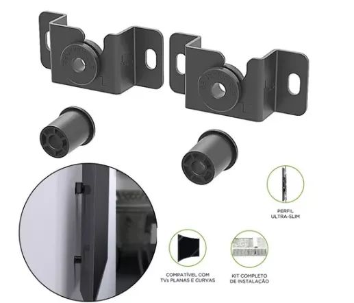Suporte Universal Para Tv Ou Monitor De 14 Ate 80 Polegadas Máximo 60Kg (z420)  - Foto 2