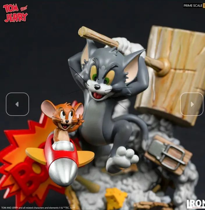 Tom e Jerry Prime Scale Iron Studios - Foto 3