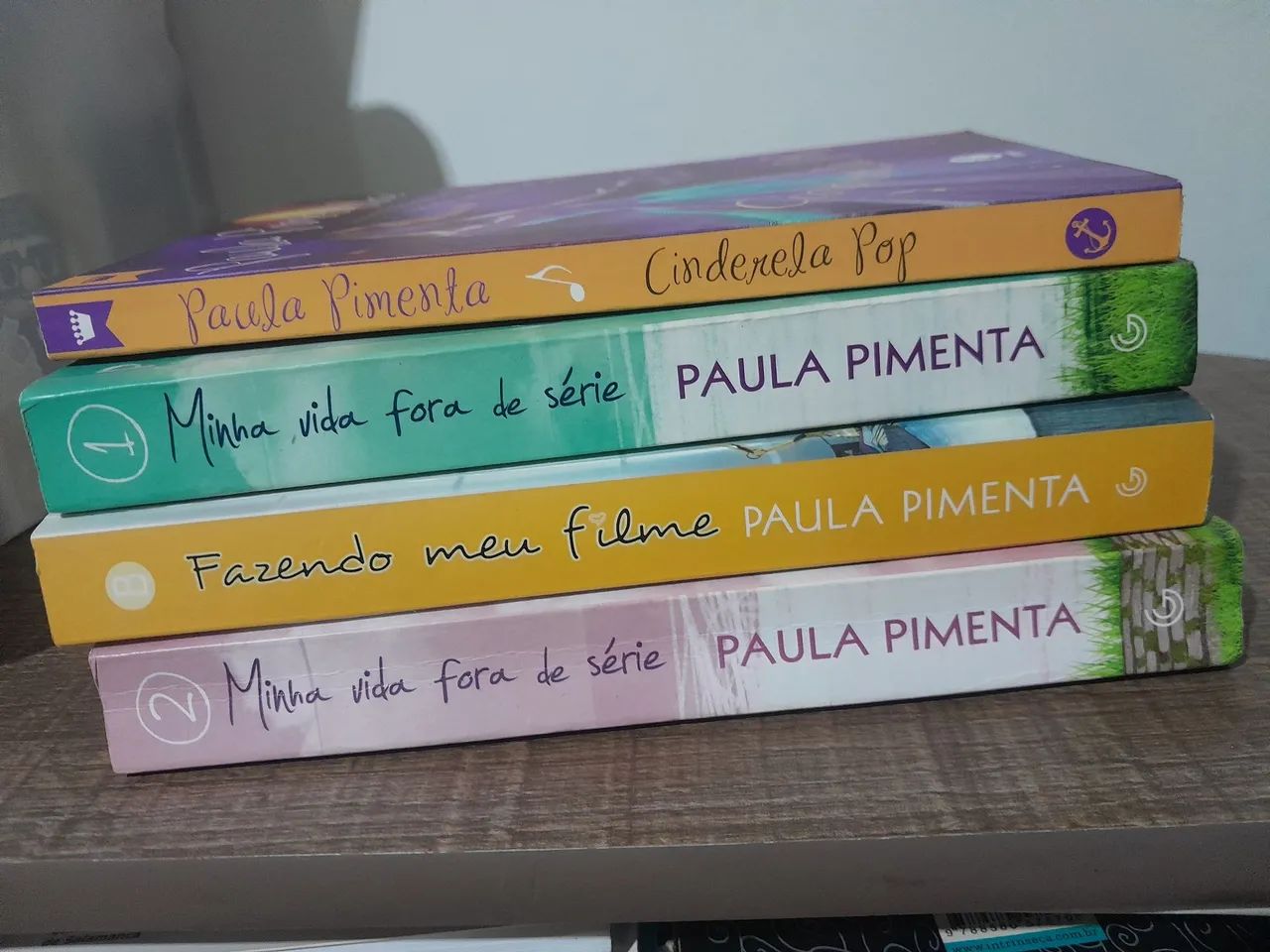 Livros da Paula Pimenta -  Cinderela Pop, Minha Vida Fora de Série, Fazendo Meu Filme