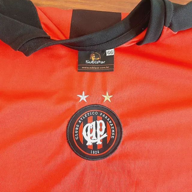 Camisa Athletico Paranaense Atlético Furacão Rubro Negro Futebol  - Foto 4