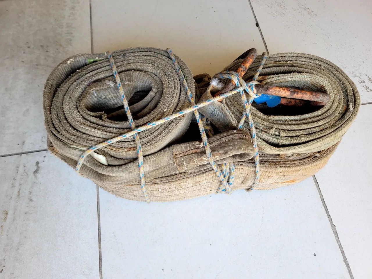 2 Cintas, 1 Slinga p amarração/içamento  - Foto 6