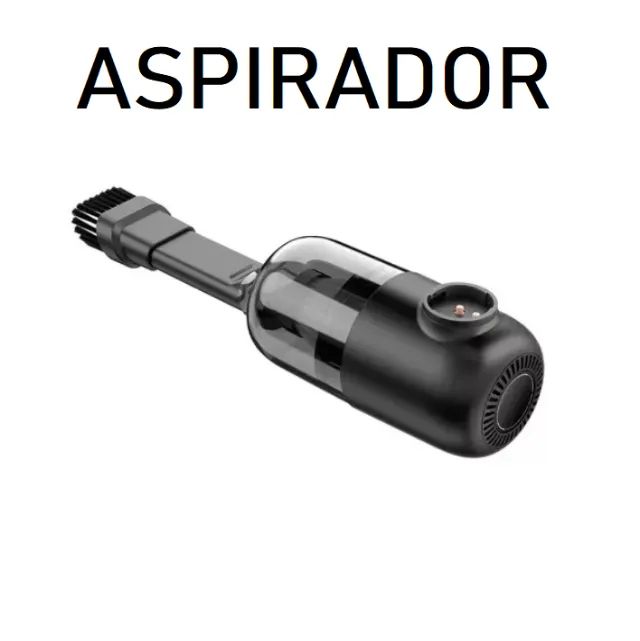 MINI COMPRESSOR DE AR PORTATIL AUTOMOTIVO / ASPIRADOR DE PO TOMATE C/ LANTERNA MXC-K101 - Foto 3