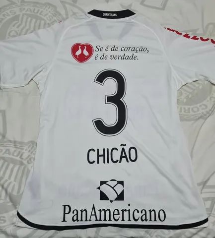 Camisa Corinthians PERDIGÃO #3 CHICÃO - Foto 2