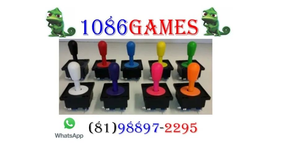 Alavancas para maquina Flipera e arcade. Alavancas para maquinas de fliperama e árcade.