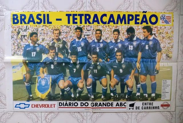 Combo C/ 03 Pôsteres Brasil Tetra, Senna + Mansell e Piquet - VENDO O LOTE OU UNIDADE 