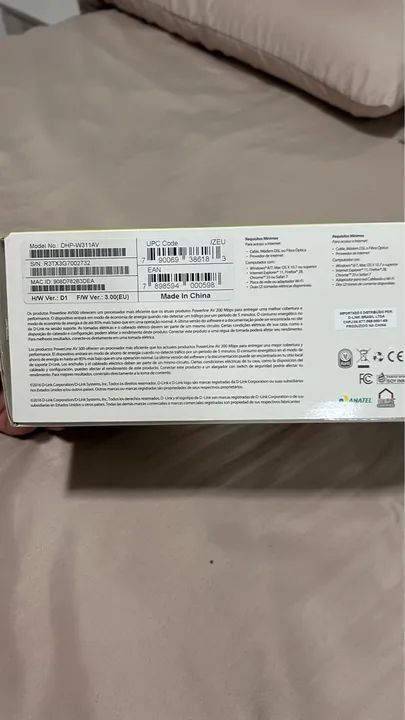 Roteador D-Link Powerline AV500 DHP-W311AV Novo - Foto 5