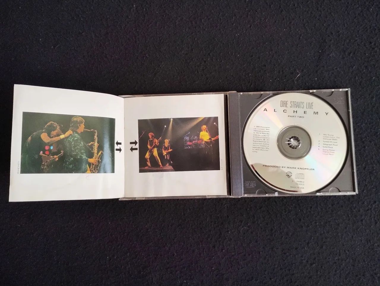 CD Dire Straits Alchemy Live (parte dois) Importado Warner1984 - Foto 2
