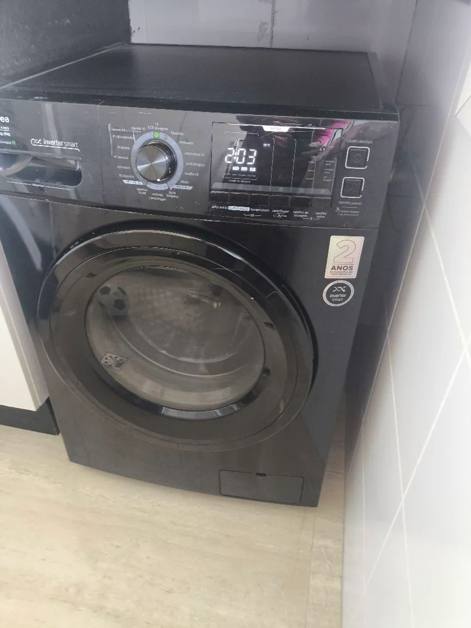 Máquina de Lavar e Secar 12kg - Inverter Smart - 2 Anos de Garantia
