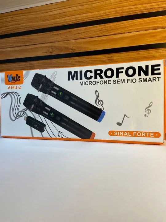 MICROFONE SEM FIO SMART VMIC V16U-2 - Foto 4